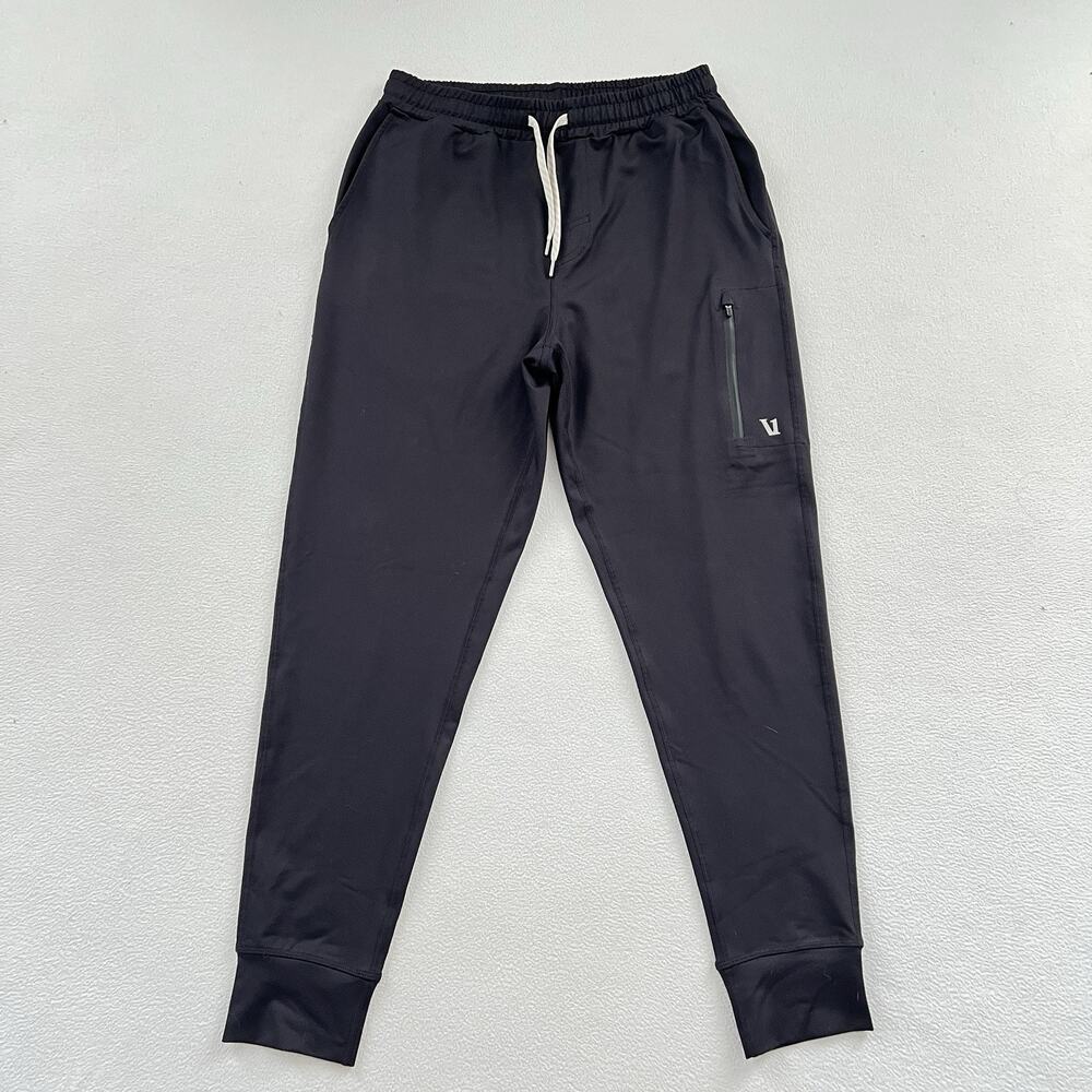 Vuori Men Black Sunday Performance Jogger Drawstring 28" Athletic Pant V416 S